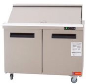 48" Mega Top Refrigerator Sandwich Table Food Prep Station Kalifon WKSR-48BM Topping Cooler NSF #5048