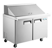 47" Mega Top Refrigerated Sandwich Prep Table 2 Door Avantco APT48MHC #5150