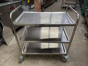20x33 Stainless Steel Bus Cart Vollrath 97161 Heavy Duty 3 Tier #5156