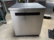 1 Door Under Counter Refrigerator Delfield 406 Low Profile 27" NSF Cooler On Wheels #5205