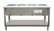 NEW 4 Well Steam Table Duke 304 NG Dry Bath Water Pan Buffet Food Warmer #5198