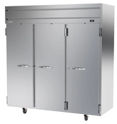 3 Door Reach In Refrigerator 78" Beverage-Air HRPS3-1S Upright Cooler NSF 120V On Wheels #5247
