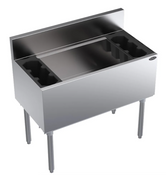 NEW 36" Krowne KR19-36DP Royal Series Cocktail Station Ice Bin Stainless Steel #5314