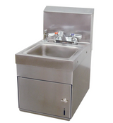NEW Advance Tabco 7-PS-88 Wall Mount Hand Sink 9x9x5 Bowl With Soap Dispenser #5316