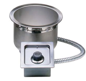 NEW 10" Round Drop-In Wells SS-8TDUI 120/60/1 Built-in Food Warmer Electric Stainless Steel & Drain #5339