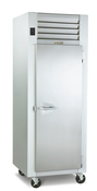 1 Door Freezer Traulsen SG12010 Upright Solid Stainless Steel Reach In On Wheels #5407
