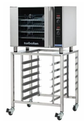 1/2 Sheet 4 Tray Electric Convection Oven & Stand On Wheels Moffat TurboFan E31D4 208V #5432