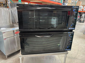 Full Size Sheet Tray Moffat Turbofan Double Stack Electric Convection Ovens E27 208V 1 Ph #5427