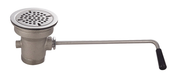 NEW Twist Handle Lever Drain Waste Valve 3-1/2 Inch Opening BK Resources BK-LWR-1 #5504