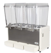 NEW 15 Gallon Crathco D35-4 Refrigerated Drink Dispenser w/ (3) 5 gal Bowls Pre Mix 115v Juice Fountain #5503