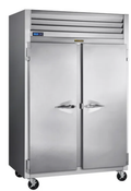 2 Door Freezer Traulsen G22010 Upright Reach In On Wheels 115V #5519