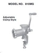 NEW #10 Manual Crank Meat Grinder Table Mount Uniworld 810MG #4609