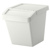 NEW 16 Gallon Plastic Ingredient Bulk Food Storage Bin & Flip Top Lid #5327