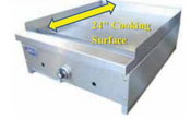 NEW 24" Thermostat Control Gas Griddle Flat Top Grill 60K BTU Stratus STG-24 Plancha Countertop #5826