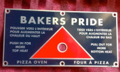 NEW Baker Pride Pizza Oven Disbursement Slide Rod Plate U1224A #1320