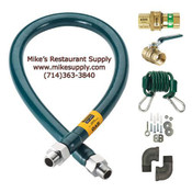 NEW 1/2x36 Gas Appliance Quick Connector Hose Kit Krowne M5036K #6080-OB