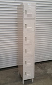 NEW 6 Door Employee Lockers GSW ELS-6DR Security Private Storage On Legs #2308