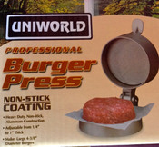 NEW 4-3/8" Round Burger Press Manual Uniworld MBP-100 #1392