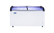 NEW 50" Curved Glass Sliding Door Top Chest Freezer Merchandiser NSF Atosa MMF9113 #6741