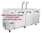 NEW 3 Door 90" Beer Keg Cooler Back Bar Solid Stainless Steel NSF Atosa MKC90GR #6790