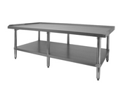 NEW 60x30 Equipment Stand Stainless Steel Top 16 Gauge Galvanized Bottom NSF #6965