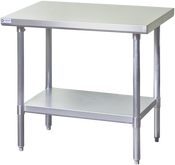 NEW 24X48 Work Table NSF Stainless Steel Top Galvanized Bottom #6982