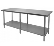 NEW 30X72 Work Table NSF Stainless Steel Top Galvanized Bottom #6987
