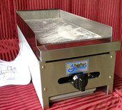NEW 12" Griddle LP Propane Gas Flat Top Grill 30K BTU Stratus SMG-12 LP Plancha Countertop #7150