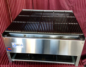 NEW 24" Lava Rock Char Broiler LP Propane Grill 70K BTU Stratus SCB-24  Countertop #7166