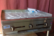 NEW 36" Gas Griddle Flat Top Grill Manual Control 90K BTU Stratus SMG-36 NSF Plancha Countertop #1179