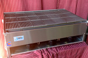 NEW 36" Lava Rock Char Broiler Gas Grill 105K BTU Stratus SCB-36 Countertop #1184