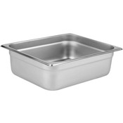 NEW 1/2 Insert Steam Hotel Pan 4" Deep Stainless Steel NSF #8875