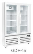 NEW 36" Glass 2 Door Freezer Merchandiser Display Excellence GDF-15 #9739