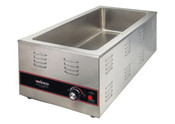 NEW 4/3 Size Counter Top Food Warmer Winco FW-L600 1500W Steamer #9973