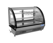 NEW 36" Refrigerated Countertop Curved Glass Display Case Dessert Bakery NSF Atosa CRDC-46 #2654