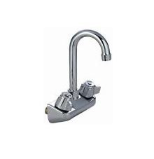 4 Center Hand Sink Faucet 3 1 2 Neck Wall Mount Aa 410g New