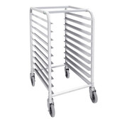 NEW 10 Tier Full Size Tray Aluminum 1/2 Height Bakery Sheet Pan Speed Rack NSF #2052