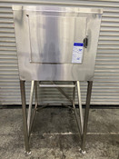 200 LB Ice Bin Dump Station Cart Filler Kloppenberg ICS-1 Stainless Steel #4030