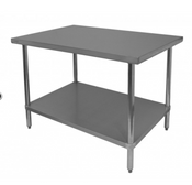 NEW 30X18 Work Table NSF Stainless Steel Prep Top Galvanized Bottom #2079