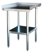 NEW 12x30 Equipment Stand Stainless Steel Top 16 Gauge Galvanized Bottom NSF #6961