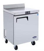 NEW 1 Door 28" Work Top Refrigerator Backsplash NSF Cooler Atosa MGF8408GR #4662