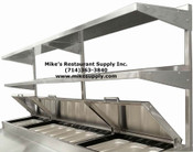 NEW Back Mount 67x14 Double Over Shelf Stainless Steel NSF #5304