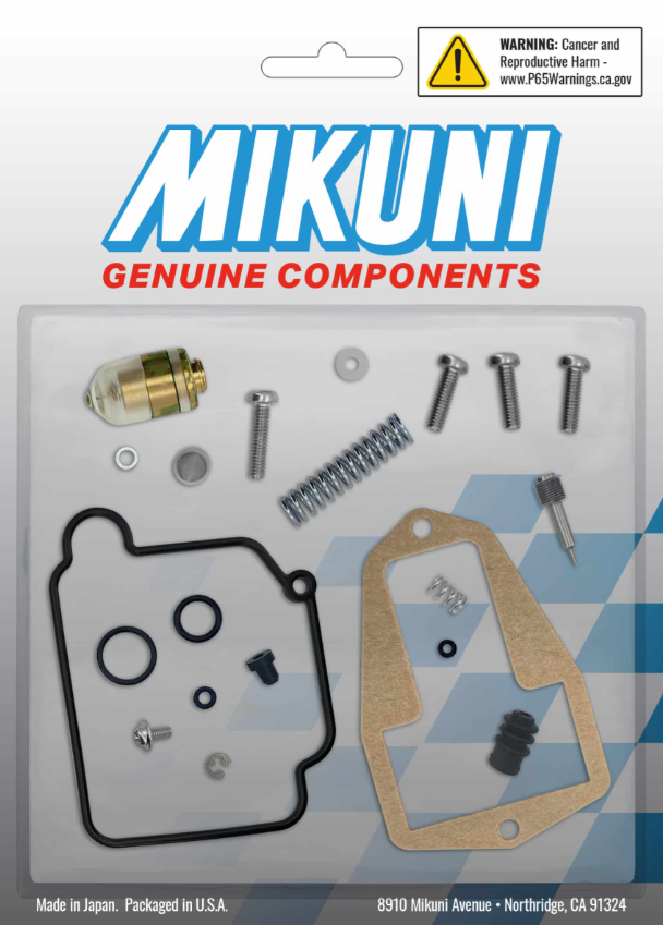 Mikuni MK-8012 Carburetor Rebuild Kit for Suzuki DR350 with Mikuni