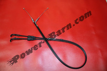 Motion Pro +2" Oversize Throttle Cable Set for Suzuki DR350 with Mikuni TM33 Pumper Carburetors
