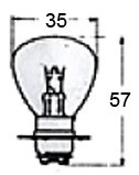 Headlight Bulb 12 Volt A5679R for Vintage Bikes