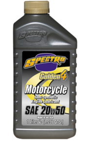 Spectro Golden Synthetic Blend Motorcycle Engine Oil