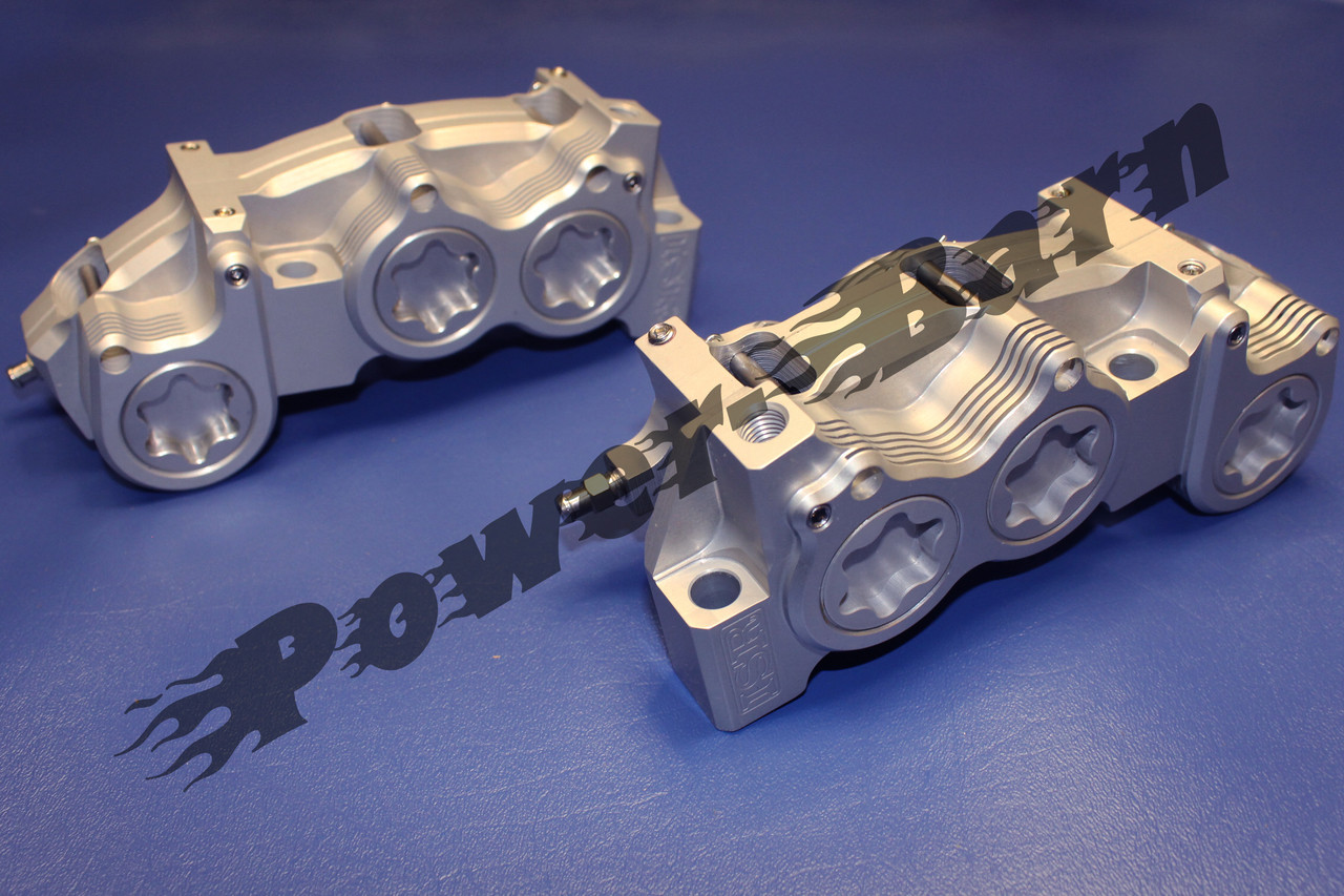ISR Radial Mount Front Brake 6 Piston CNC Billet Monobloc Calipers 22-044 -  Power-Barn