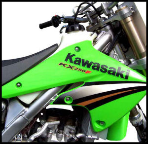 Clarke 2.3GAL Fuel Tank for Kawasaki KX250F and Suzuki RMZ250