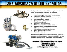 Carburetor Cleaning and Reconditioning Service