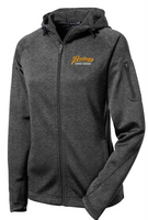 HSC Women's Graphite Heather Fleece Full-zip Hooded Jacket